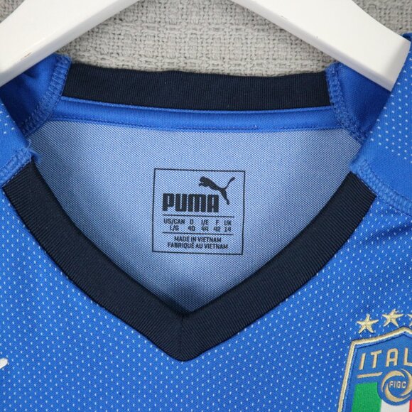 Puma Italy ITA Soccer Jersey Football Womens Large Blue - Picture 4 of 8